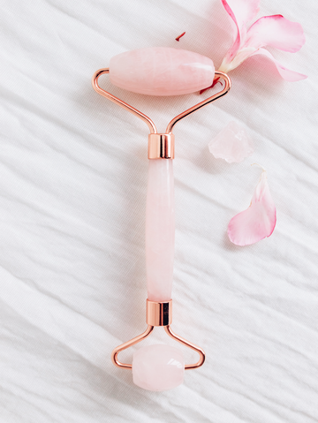Rose Quartz Facial Massage Roller
